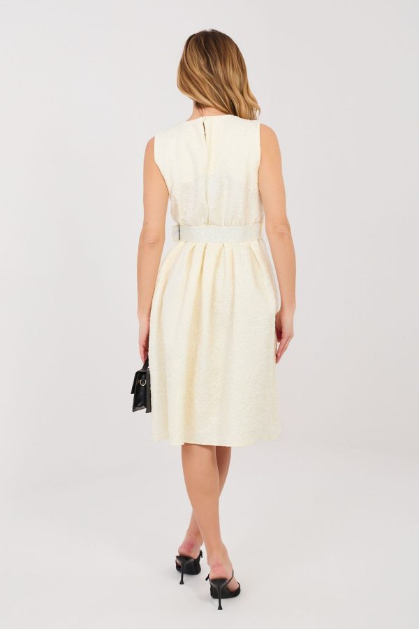 Beige Cocktail Dress in Formal Dresses, Cocktail Dresses with Polyester and Viscose