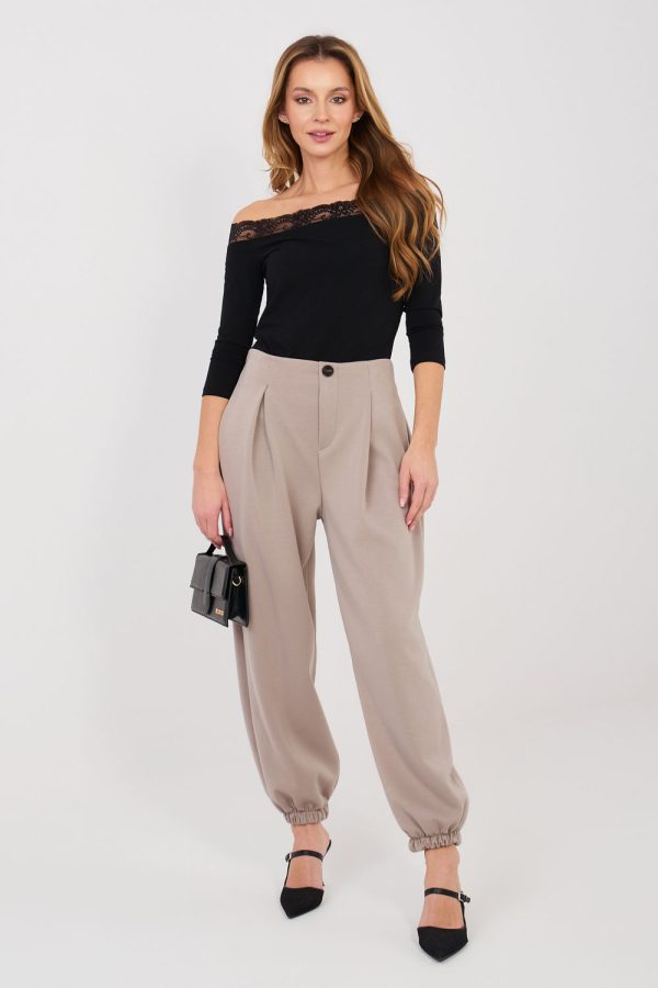 beige Tracksuit trousers model 224833 Italy Moda