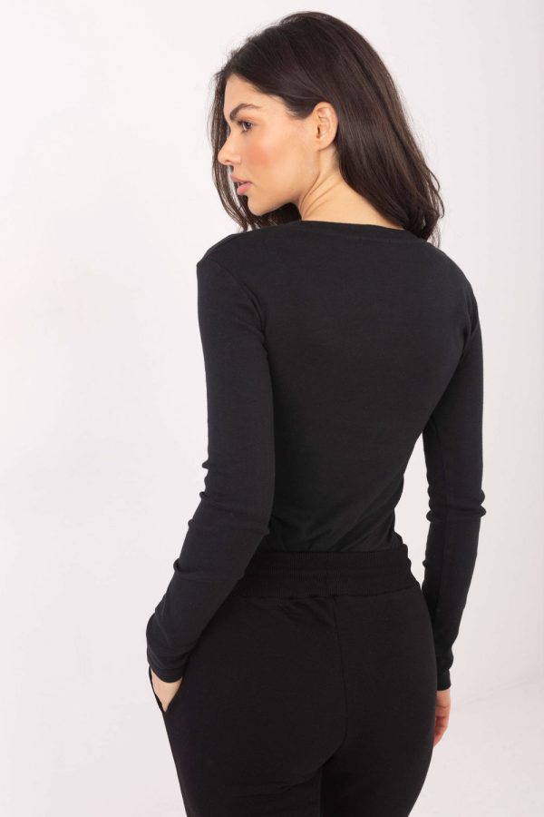 Black Blouse in Women`s Blouses, Tunics with Cotton