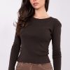 Brown Blouse in Women`s Blouses, Tunics with Cotton