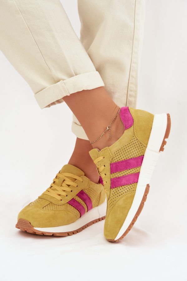yellow Sport Shoes model 224927 Step in style
