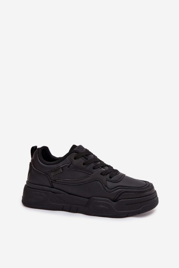 black Platform sneakers model 224932 Step in style