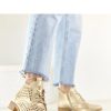 Yellow Boots.Fabric, Footbed, Upper Height and Heel Height