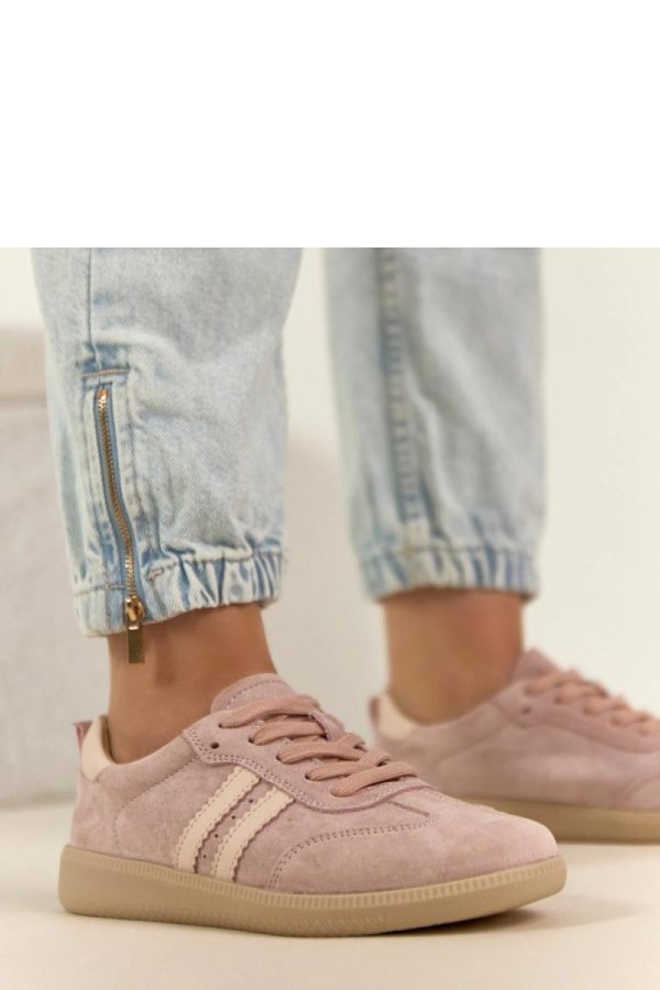 Pink Sport Shoes in Women`s Athletic Shoes, Trainers, Sneakers with Fabric, Footbed and Sole Height