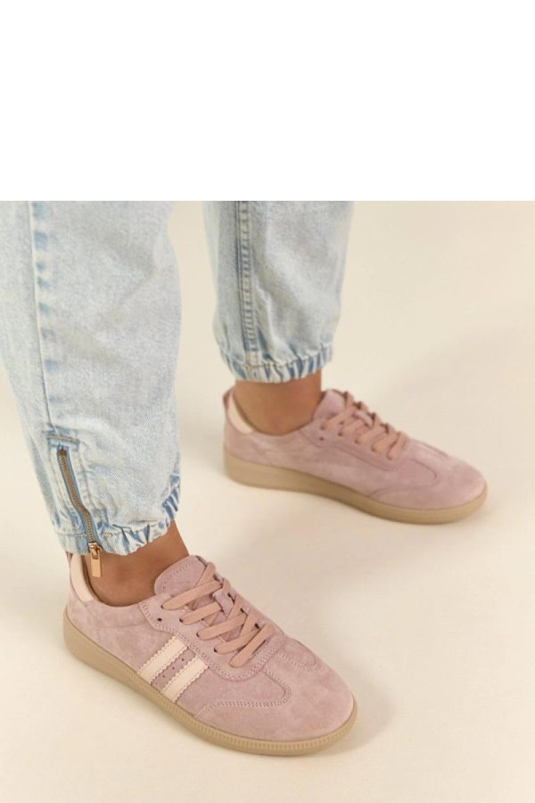 Pink Sport Shoes in Women`s Athletic Shoes, Trainers, Sneakers with Fabric, Footbed and Sole Height