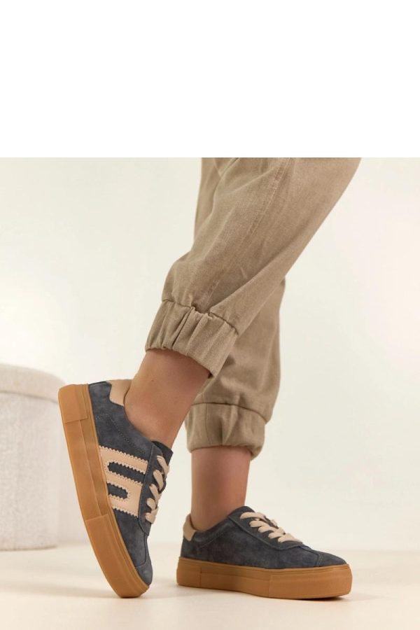 Grey Platform Sneakers..Fabric, Footbed and Platform Height
