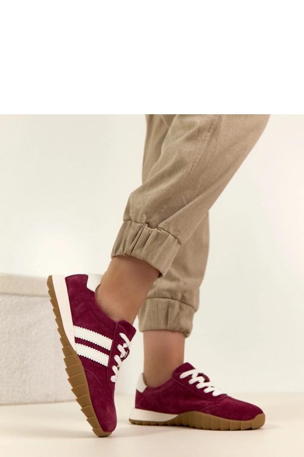 Red Sport Shoes...Fabric, Footbed and Sole Height