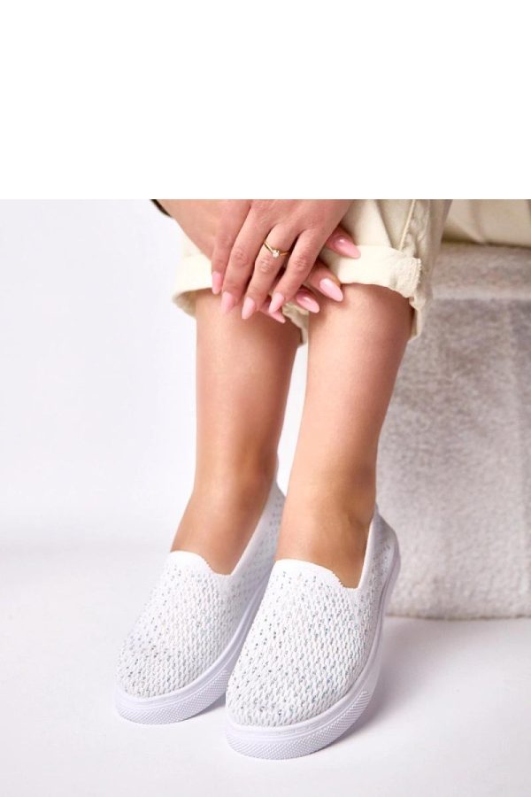 White Sneakers....Fabric, Footbed and Sole Height