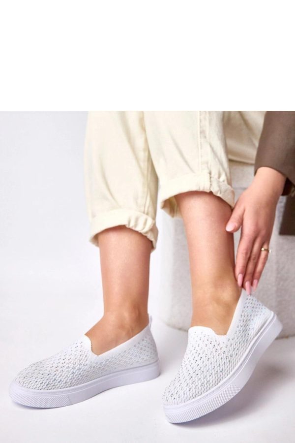 White Sneakers....Fabric, Footbed and Sole Height