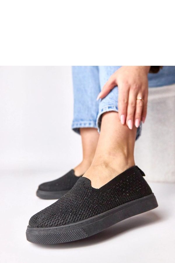 Black Sneakers...Fabric, Footbed and Sole Height