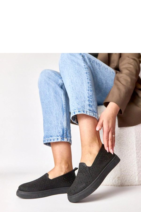 Black Sneakers...Fabric, Footbed and Sole Height