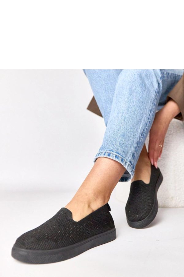 Black Sneakers...Fabric, Footbed and Sole Height