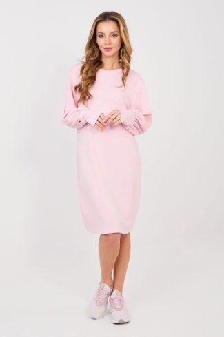 Pink Daydress in Day Dresses with Spandex and Viscose