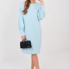 Blue Daydress in Day Dresses with Spandex and Viscose