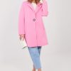 Pink Coat in Women`s Coats, Jackets with Spandex and Polyester