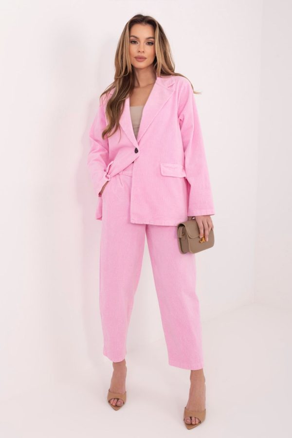 Pink Jacket in Jackets, Vests For Women with Cotton and Spandex