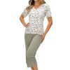 Multicolor Pyjama in Women`s Pyjamas, Sleepwear Sets with Spandex and Viscose