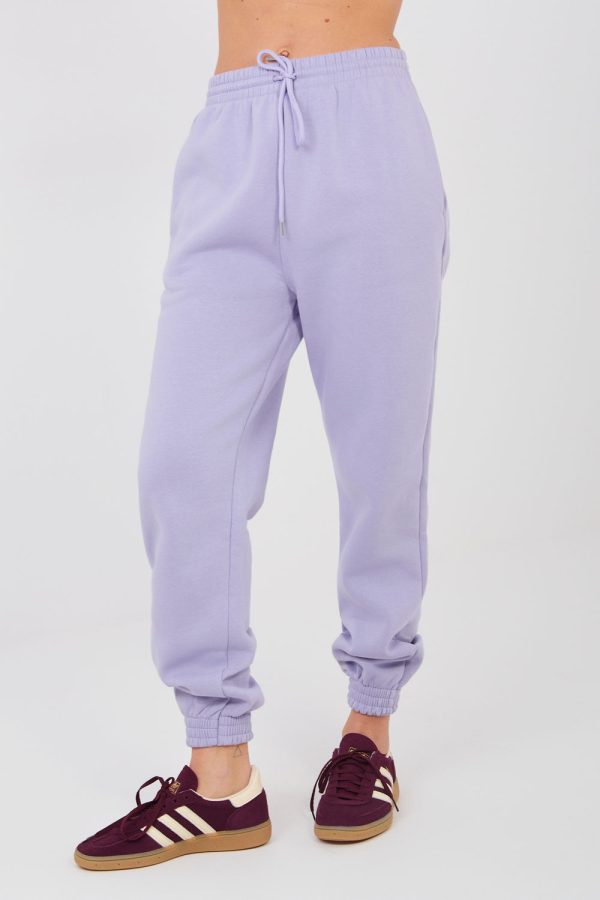 Violet Tracksuit Trousers in Pants, Trousers, Shorts with Cotton and Polyester