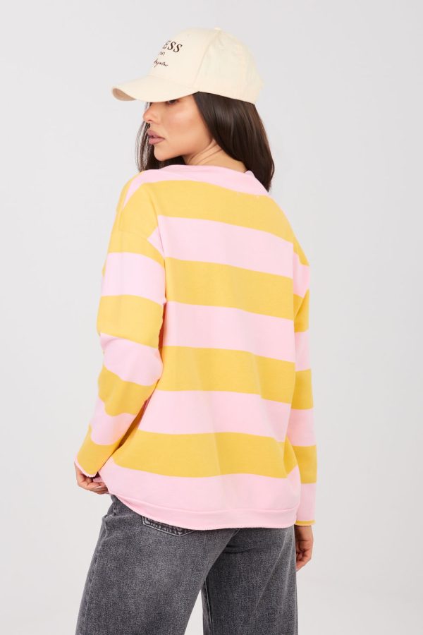 Yellow Sweatshirt in Sweatshirts For Women with Cotton and Polyester
