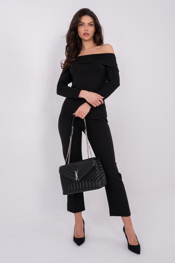 Black Blouse in Women`s Blouses, Tunics with Viscose