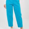 Blue Corduroy Trousers in Pants, Trousers, Shorts with Cotton and Spandex