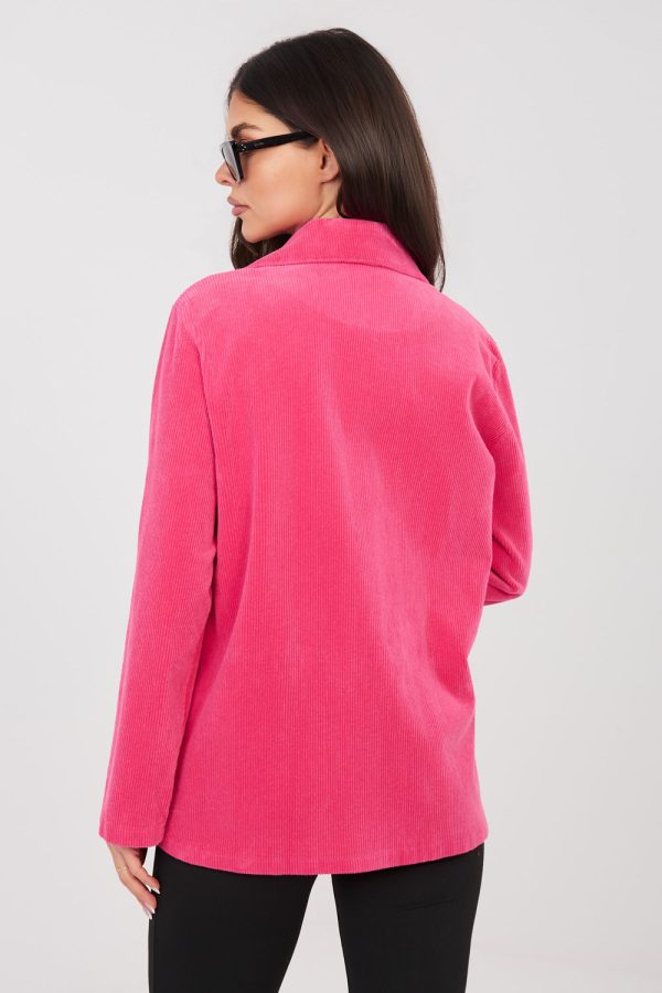 Pink Jacket in Jackets, Vests For Women with Cotton and Spandex