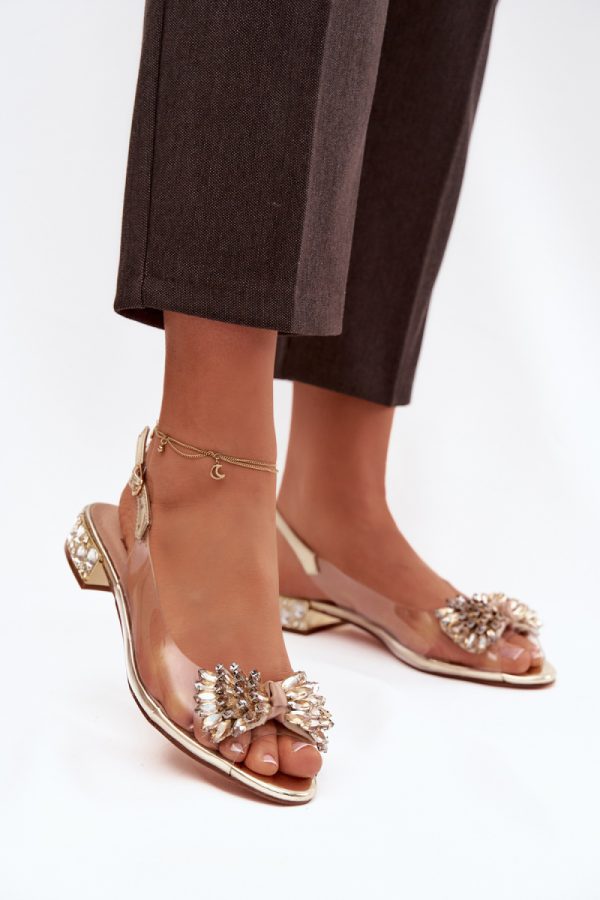 yellow Sandals model 225141 Step in style