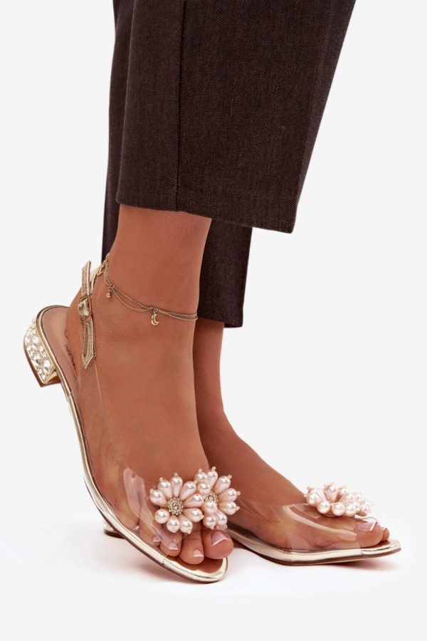 yellow Sandals model 225151 Step in style