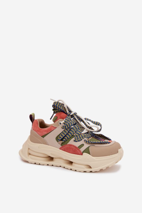 beige Sport Shoes model 225191 Step in style