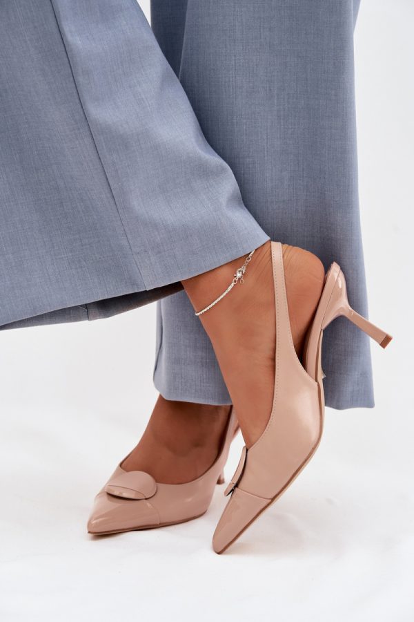 beige Heel sandals model 225220 Step in style
