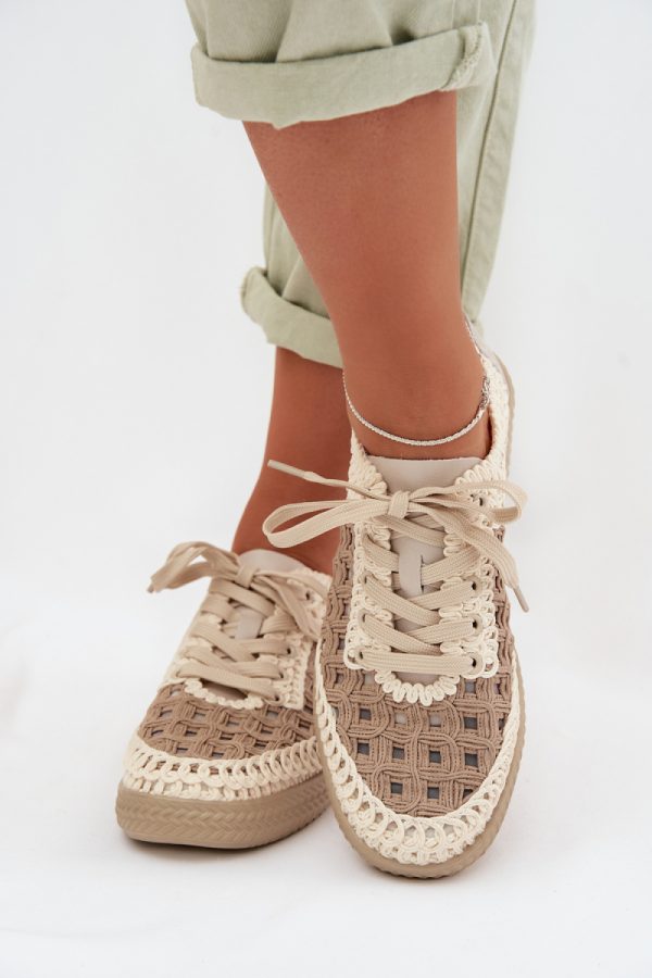 beige Half shoes model 225229 Step in style