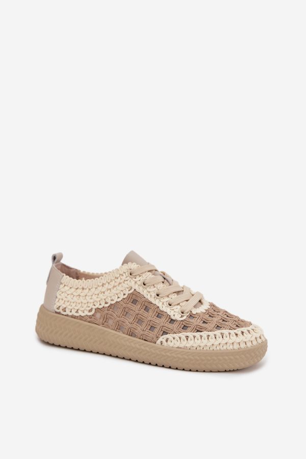 beige Half shoes model 225229 Step in style
