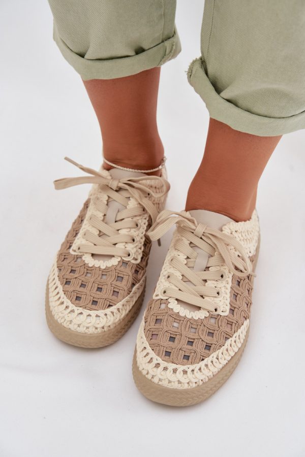 beige Half shoes model 225229 Step in style