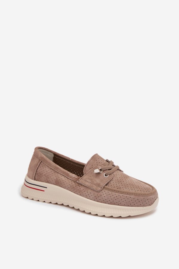 beige Half shoes model 225232 Step in style