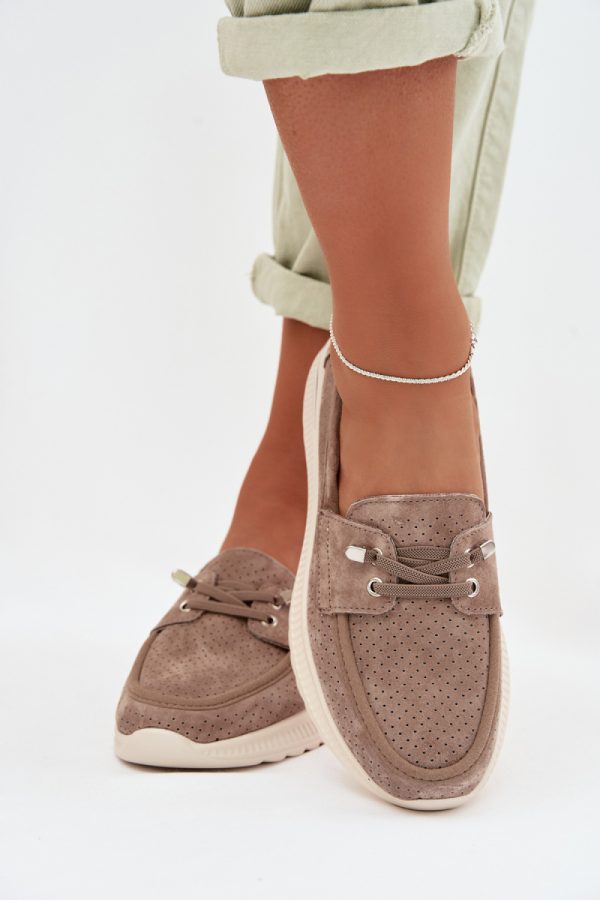 beige Half shoes model 225232 Step in style