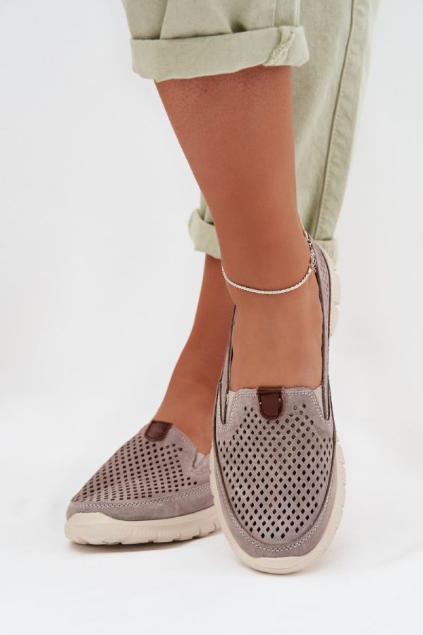 grey Half shoes model 225233 Step in style