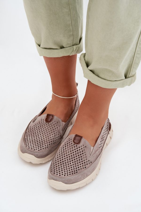 grey Half shoes model 225233 Step in style