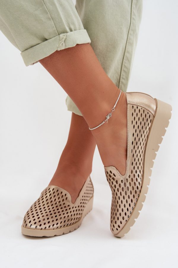 yellow Half shoes model 225234 Step in style