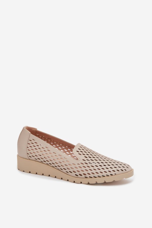 beige Half shoes model 225235 Step in style