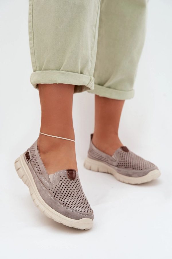 grey Half shoes model 225233 Step in style