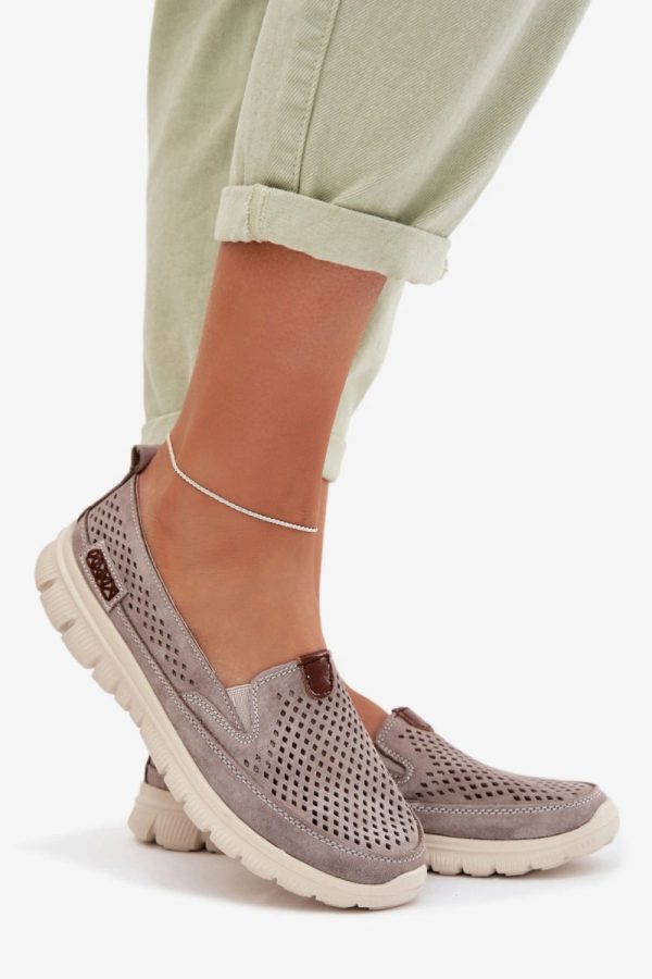 grey Half shoes model 225233 Step in style