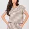 Beige T-shirt in Women`s Tops, T-shirts, Singlets with Cotton