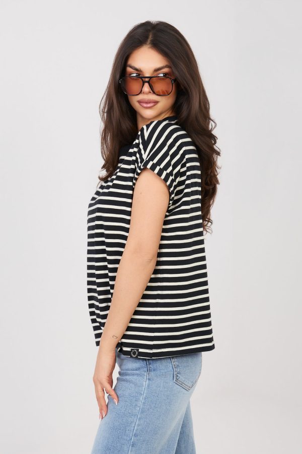 Black T-shirt in Women`s Tops, T-shirts, Singlets with Cotton