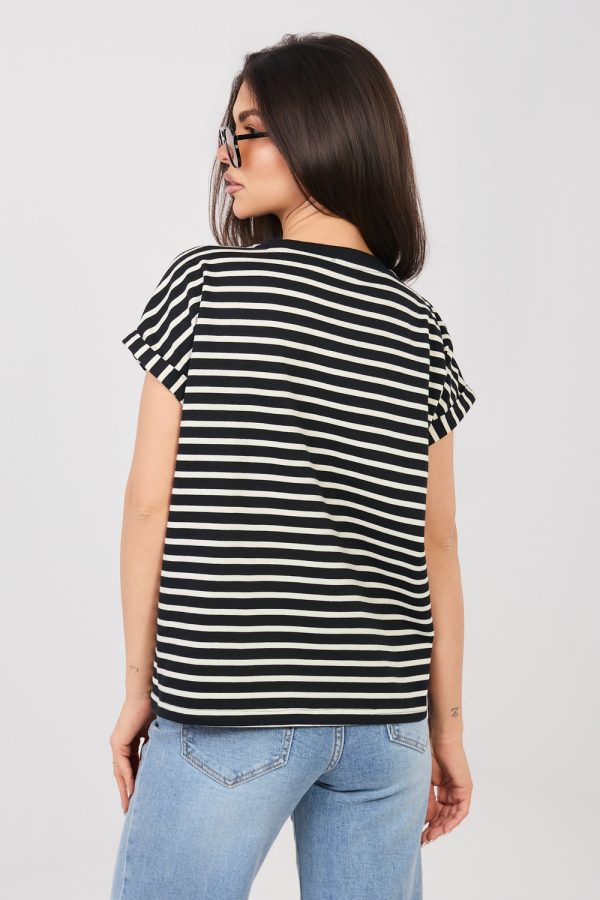Black T-shirt in Women`s Tops, T-shirts, Singlets with Cotton
