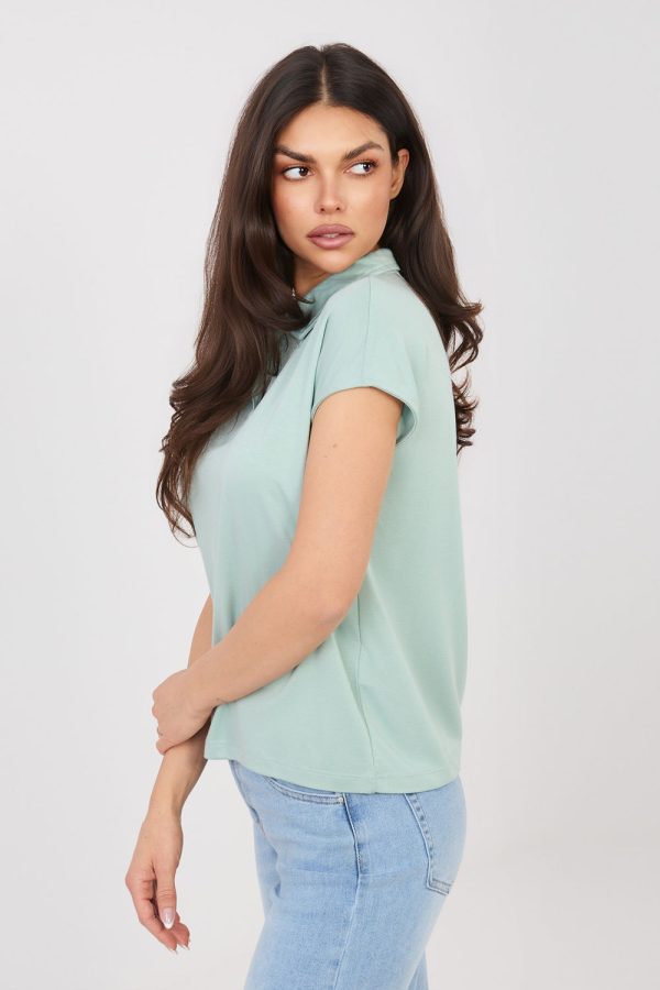 Green T-shirt in Women`s Tops, T-shirts, Singlets with Polyester and Viscose