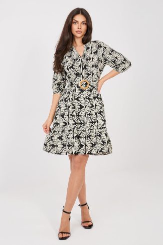 Black Daydress in Day Dresses with Viscose