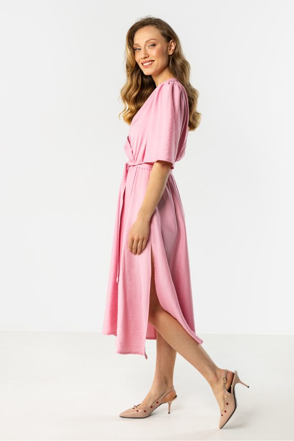 Pink Daydress in Day Dresses with Nylon and Rayon