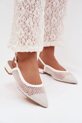 white Ballet flats model 225345 Step in style