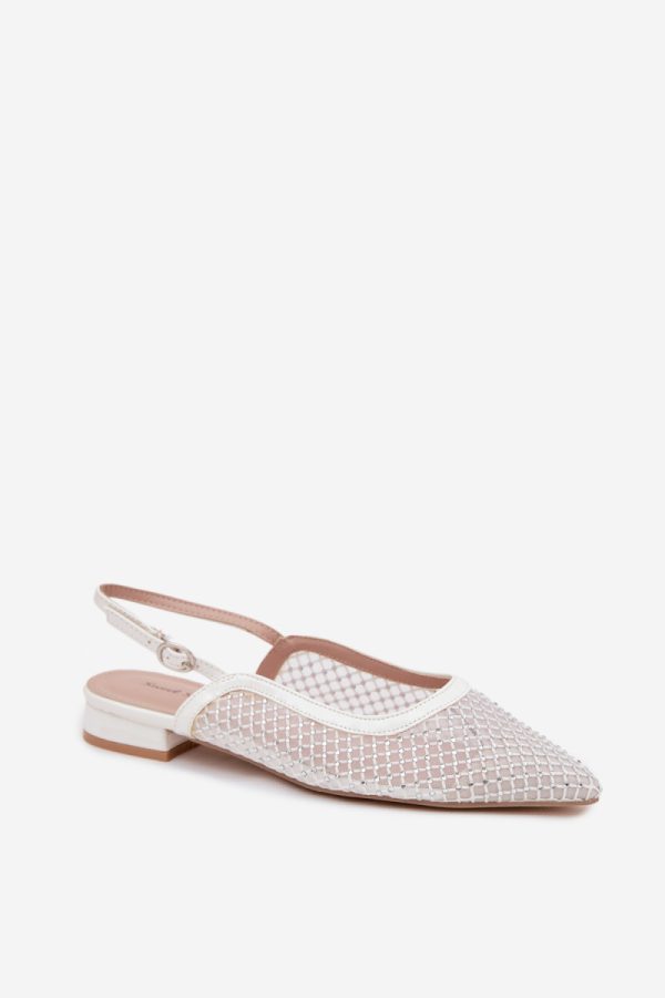 white Ballet flats model 225345 Step in style