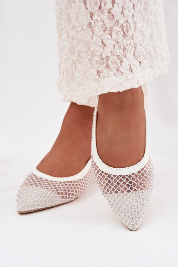 white Ballet flats model 225345 Step in style